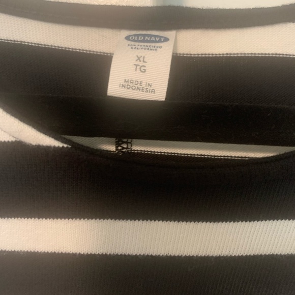 3/4 Sleeve Striped Old Navy Dress - Picture 2 of 2